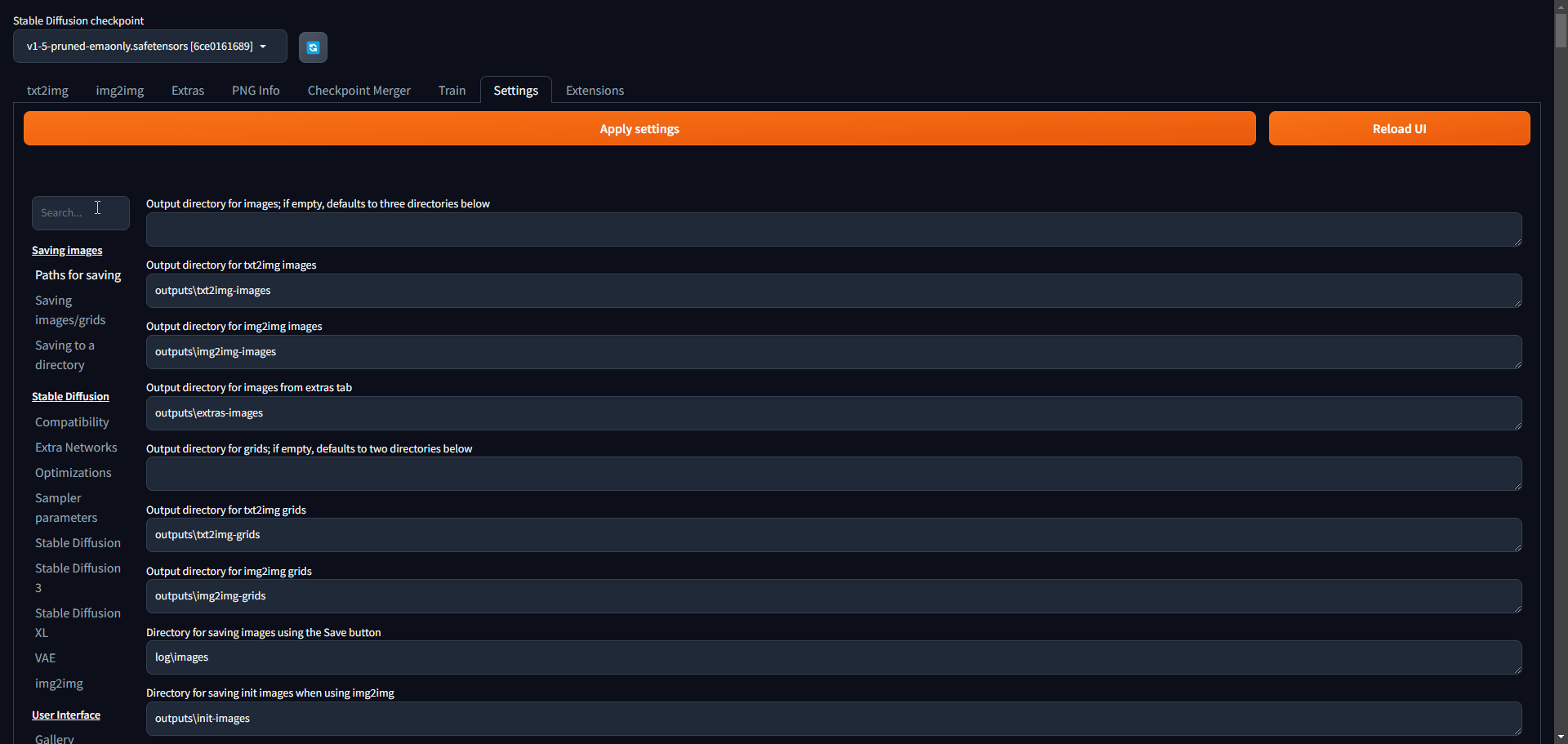 Stable Diffusion Web UI 設定 Quick Settings list 加入 tiling