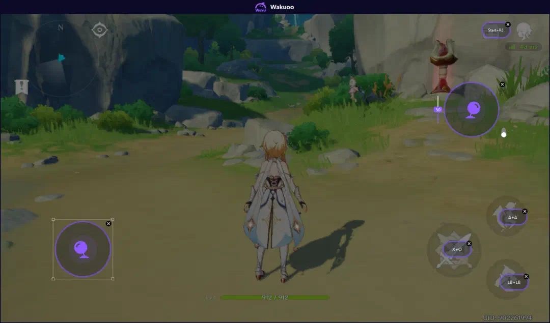 瓦酷模擬器的手把設定畫面