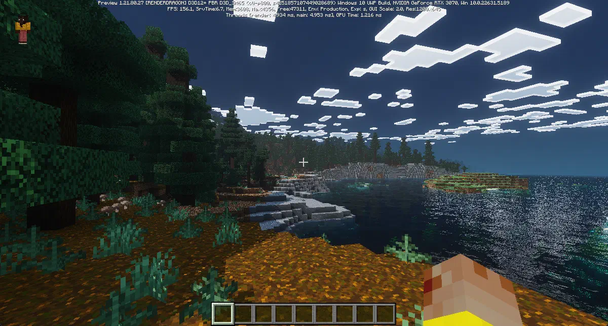 Poggy&rsquo;s Luminous Dreams 的白天畫面，對比明顯且氛圍感較重